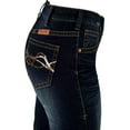 thumbnail image 3 of Cowgirl Tuff Western Jeans Womens Trouser 28 Long Dark Wash JTFATR, 3 of 4