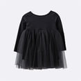 thumbnail image 4 of KVPLBQFD Knotted Gown Wedding Gown Red Princess Dresses for Girls White Dress Long Sleeve Dance Clothes New Born Clothes Baby Girl, Pink 9-12 Months, 4 of 9