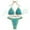 Green-07, variant on Lopeceal Women's Boho Floral Geo Print Tie Halter Frill Bikini Sexy Bathing Suit