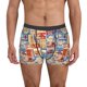 thumbnail image 1 of Balery Set Of Travel Vintage Calzoncillos bóxer para hombre, ropa interior de algodón suave y transpirable con cinturilla de nailon-Large, 1 of 5