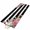Black, variant on Pink Flowers 2'x6' Runner Rugs for Hallway Kitchen Non Slip, Spring Floral Butterflies Black White Striped Farmhouse Entryway Rug Runners with Rubber Backing, Long Carpet Runner for Laundry Room