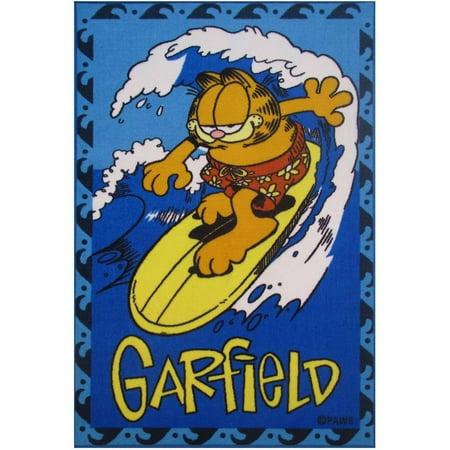 Fun Rugs Garfield Surfing Kids Rugs