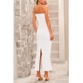 thumbnail image 3 of Vestido PRETTYGARDEN Bodycon Strapless Maxi Blanco XL, 3 of 8