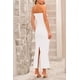 thumbnail image 3 of Vestido PRETTYGARDEN Pequeño Blanco Strapless Ajustado Maxi, 3 of 8