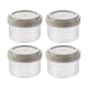 thumbnail image 1 of 4 botellas pequeñas para apretar shamjiam minicontenedores transparentes multifuncionales gris, 1 of 8