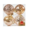 thumbnail image 1 of Hengsof - 4 bolas navideñas grandes de 10 cm, de plástico irrompible, decorativas, colgantes, de mercurio, para decoración de fiestas navideñas., 1 of 6