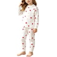 thumbnail image 6 of BLVB Toddler Baby Boys Girls Pajamas Sets 2 Piece Pjs Lounge Outfits Long Sleeve Top and Pants Soft Breathable Sleepwear(Pink,3-4 Years), 6 of 9