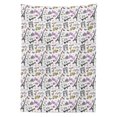 thumbnail image 3 of Ambesonne Paris Tablecloth Rectangular Table Cover, Food Fashion Love, 52"x70", Multicolor, 3 of 4