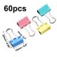 thumbnail image 2 of Clips de carpeta de metal de 15mm para organizar documentos de oficina Unique Bargains 60pcs, 2 of 6