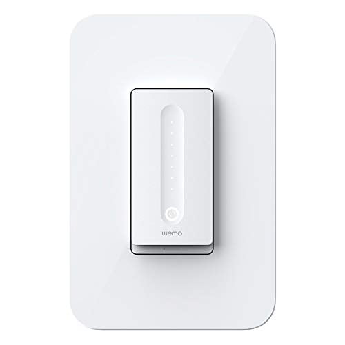 WeMo WDS060 Wemo WiFi Smart Dimmer Switch (Dim + Control Lights from