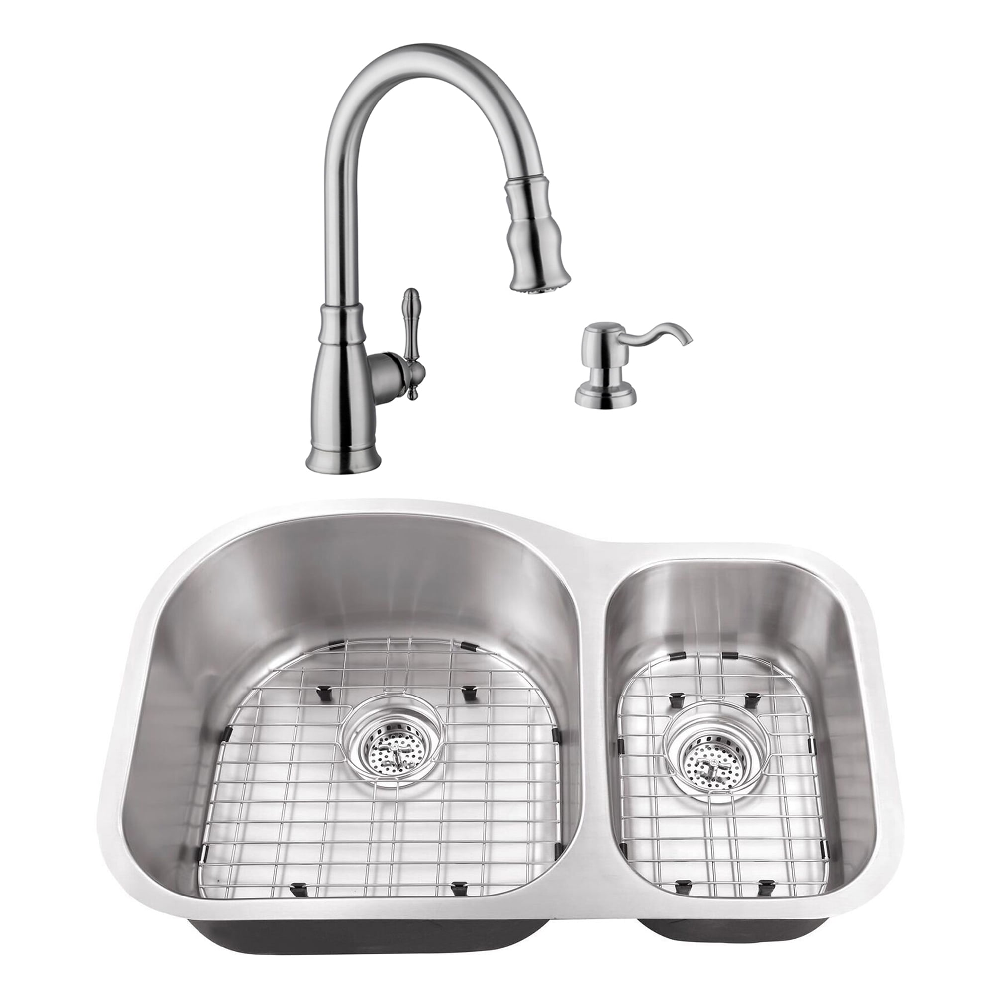 31 1 2 In 70 30 Stainless Steel Kitchen Sink Traditional Faucet Walmartcom Walmartcom 31 1 2 In 70 30 Stainless Steel Kitchen Sink Traditional Faucet Walmartcom Walmartcom