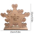 thumbnail image 3 of 10 regalos y decoraciones en forma de corazón para la familia con palabras talladas Wmkox8yii gf12034, 3 of 9