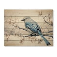 thumbnail image 3 of Designart "Bird on the Brink of Flight II" Animals Print on Natural Pine Wood, 3 of 5