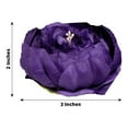 thumbnail image 3 of Efavormart 10 Pack - 3" Purple Silk Peony Flower Heads, Artificial Peonies For Flower Arrangement - DIY, Wedding Ceremonies, Bridal Bouquets, Table Centerpieces, Parties, Flower Wreath, Home, 3 of 11