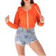 thumbnail image 2 of Gibobby Sudadera mujer, Sudaderas con cierre para mujer, lindas sudaderas con capucha para parejas(Naranja,CH), 2 of 3