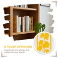 thumbnail image 5 of REGALWOVEN Decorative Metal Bookends, Large Book Ends for Shelves, Non-Skid Hollow-out Book Stopper for Home 2Pcs Gold 4.7"L x 3.5"W x 7"H, 5 of 6