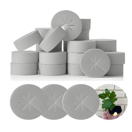 XCEL Hydroponic Cloning Collars - 2 inch Premium Rubber Foam Neoprene Plant Clone Collars that Fits Net Cups and All Cloning Machines - Pack of 200 (Gray)