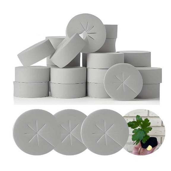 XCEL Hydroponic Cloning Collars - 2 inch Premium Rubber Foam Neoprene Plant Clone Collars that Fits Net Cups and All Cloning Machines - Pack of 200 (Gray)