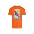 thumbnail image 1 of Playera De El Pescado De La Loteria Mexicana Color Anaranjado Talla Chica Marca Emil SaEs, 1 of 4