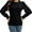 Black, variant on Women's Fall Puff Long Sleeve Tunic Tops Pleated Crew Neck Shirts Blouses Casual Loose T-Shirts