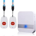 thumbnail image 1 of Home Alert Wireless Alarm Patient Elderly Personal Alarm System Plug Version And Emergency Call Button Pager Alarm (2 to 1), 1 of 5