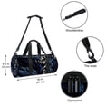 thumbnail image 5 of Paw Print Large Capacity Sports Bag with Interior Zipper Pocket - Luggage, Basketball, Weekender, and Dance Use, 5 of 6
