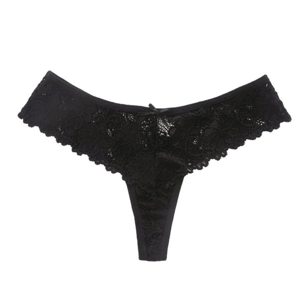 Braguitas tanga de encaje con abertura transpirables para mujer: cintura baja, mezcla de algodón, diseño sexy para uso informal/discoteca