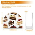 thumbnail image 4 of Yayeee Napkin Holder for Table Kitchen Paper Tissue Organization, White Cakes Pattern, 4 of 8
