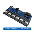 thumbnail image 5 of 7F1E Fast Ethernet Switch Converter PCB 20KM Ethernet Fiber Optical Media Converter Single Mode 1 RJ45 7 SC Fiber Port, 5 of 5