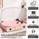 thumbnail image 3 of Tocadiscos TANLANIN Vintage Rosa 3 velocidades con Bluetooth y graves, 3 of 8