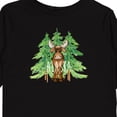 thumbnail image 4 of Inktastic Alaska Moose and Trees Boys or Girls Long Sleeve Toddler T-Shirt, 4 of 5