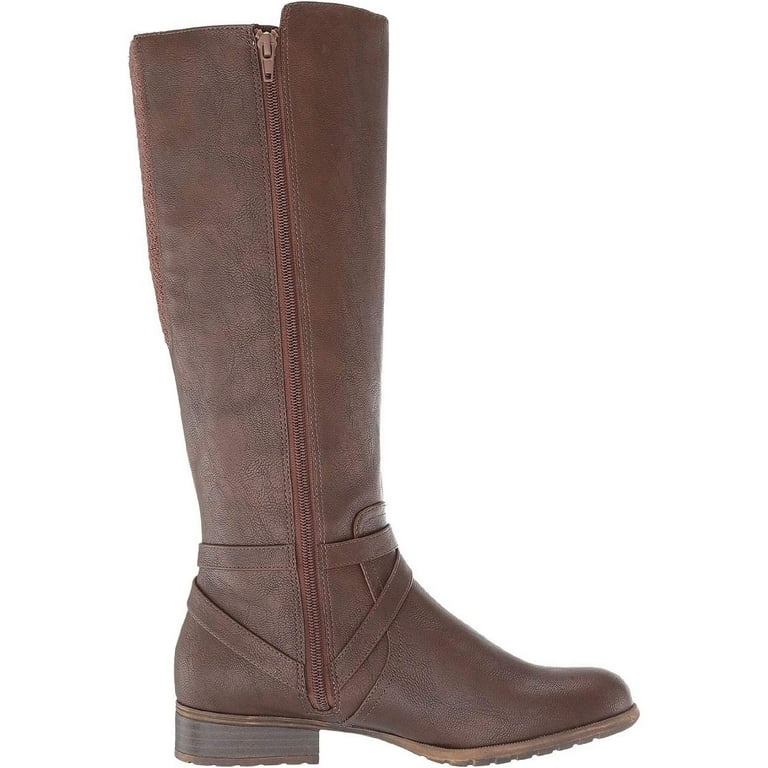 LifeStride Womens Xtrovert Faux Leather Tall Knee High Boots Walmart