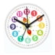 thumbnail image 1 of Reloj despertador analógico para niños, reloj de mesa con lámpara de noche para enseñar a decir la hora Cohete, 1 of 9