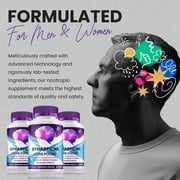 SynapticXR Brain Supplement Capsules – Synaptic XR All-Natural Maximum Strength Formula, Focus Pills, 2 Pack, 120 Capsules