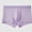 Purple, variant on Babcutegg Mens Boxer Briefs Mesh Breathable Athletic Mid Rise Ice Silk Solid Color Underwear Size 2XL