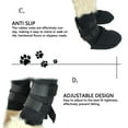 thumbnail image 4 of Botas Protectoras De Goma Ajustables Para Perros, Zapatos Suaves Antideslizantes Para Recuperación De Heridas Con Resistencia A La Nieve Y Al Agua, Para Cubrir Garras De Perros, 4 of 7