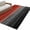 Black Red, variant on Orange Gray Large Area Rugs for Bedroom Living Room, Soft Non Slip Carpet Bedside Rug, Farmhouse Retro Gradient Wooden Grain Round Floor Cover Kitchen Accent Rug 3' for Dining Room/Office