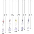 thumbnail image 2 of Dalrosia Crystal Suncatchers, Hanging Crystals Ornament Sun Catcher with Chain, Glass Beads Ball Prisms Pendant Rainbow Maker for Window Home Office Garden Decoration, 2 of 6