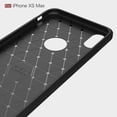 thumbnail image 4 of Charger Cord 6ft USB Cable w Carbon Fiber Case for iPhone XS Max - Power Wire Braided Long Sync and Slim Fit Cover Reinforced Bumper Shock Absorbent Black, 4 of 11