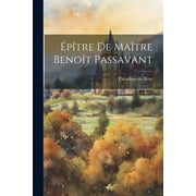 ptre de Matre Benot Passavant (Paperback)