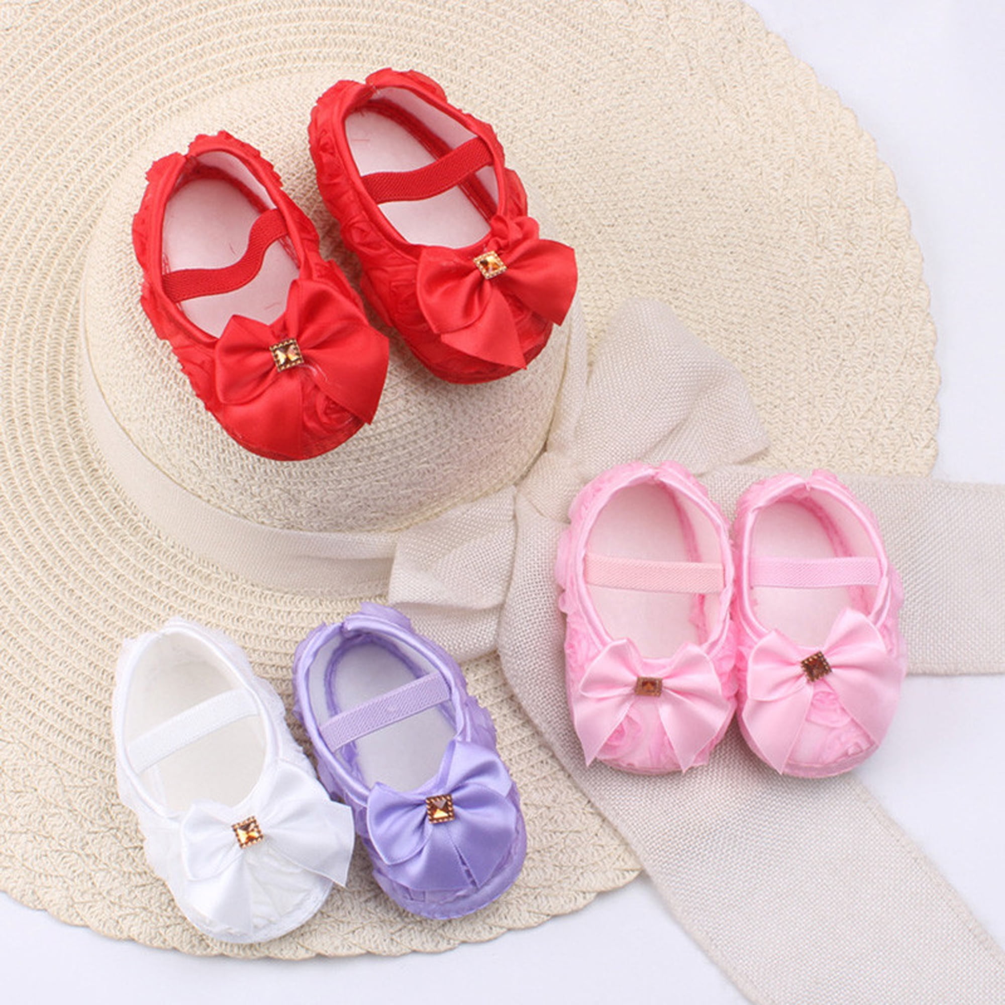 White Soft Sole Baby Sandals (Newborn-18mths) - Matalan