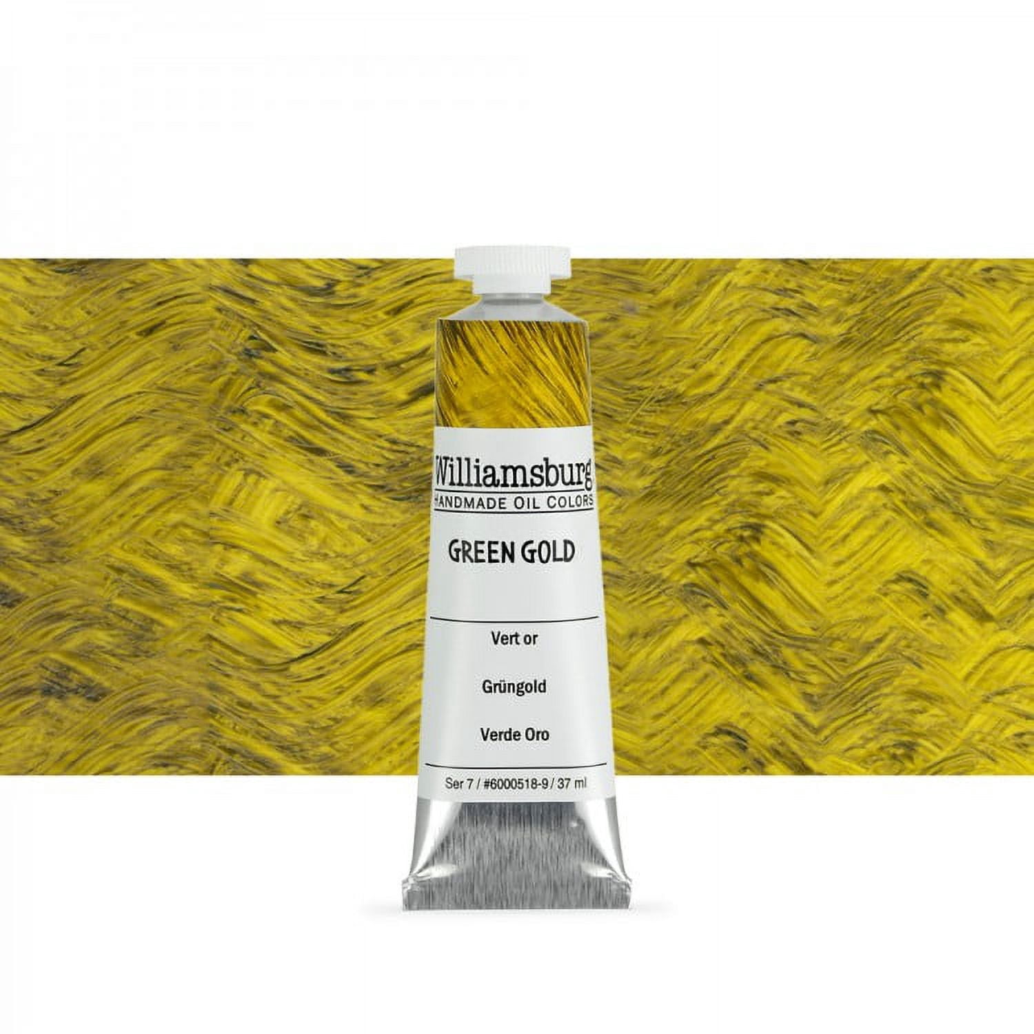 Williamsburg Handmade Oil Paint - Green Gold, 37 ml