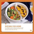 thumbnail image 2 of Noodle Bowl Japanese Style Food Bowl Divided Ramen Bowl Compartment Bowl, 2 of 4