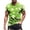 Green, variant on IROINNID Men's Floral Printed Short Sleeve Easy Care Daily T-shirt