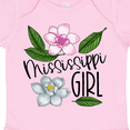 thumbnail image 4 of Inktastic Mississippi Girl Magnolia Flowers and Leaves Girls Baby Bodysuit, 4 of 5