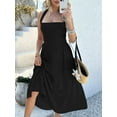thumbnail image 6 of Women Summer Sleeveless Halter Maxi Dress 2025 Casual Flowy Wedding Guest Cocktail Beach Vacation Dresses Black XL, 6 of 8