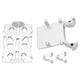 thumbnail image 4 of Accesorios RC, Bandeja de batería de aleación de aluminio Juego de soporte ESC Bandeja de batería con soporte ESC Artesanía superior, 4 of 9