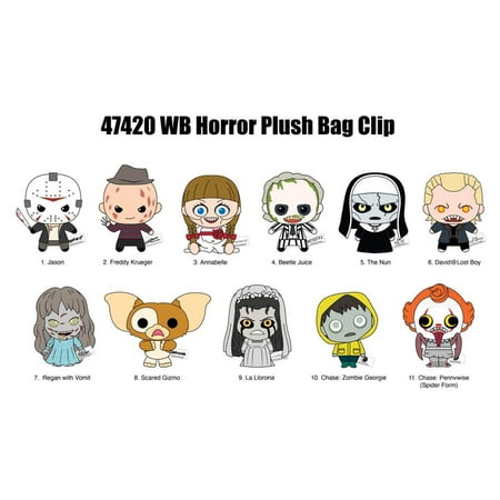 

WB Horror Series 2 Plush Bag Clip Random 6-Pack