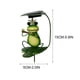 thumbnail image 3 of Lámpara solar de hierro decorativa para jardín, decoración de habitaciones y paredes con forma de rana verde delicada., 3 of 6