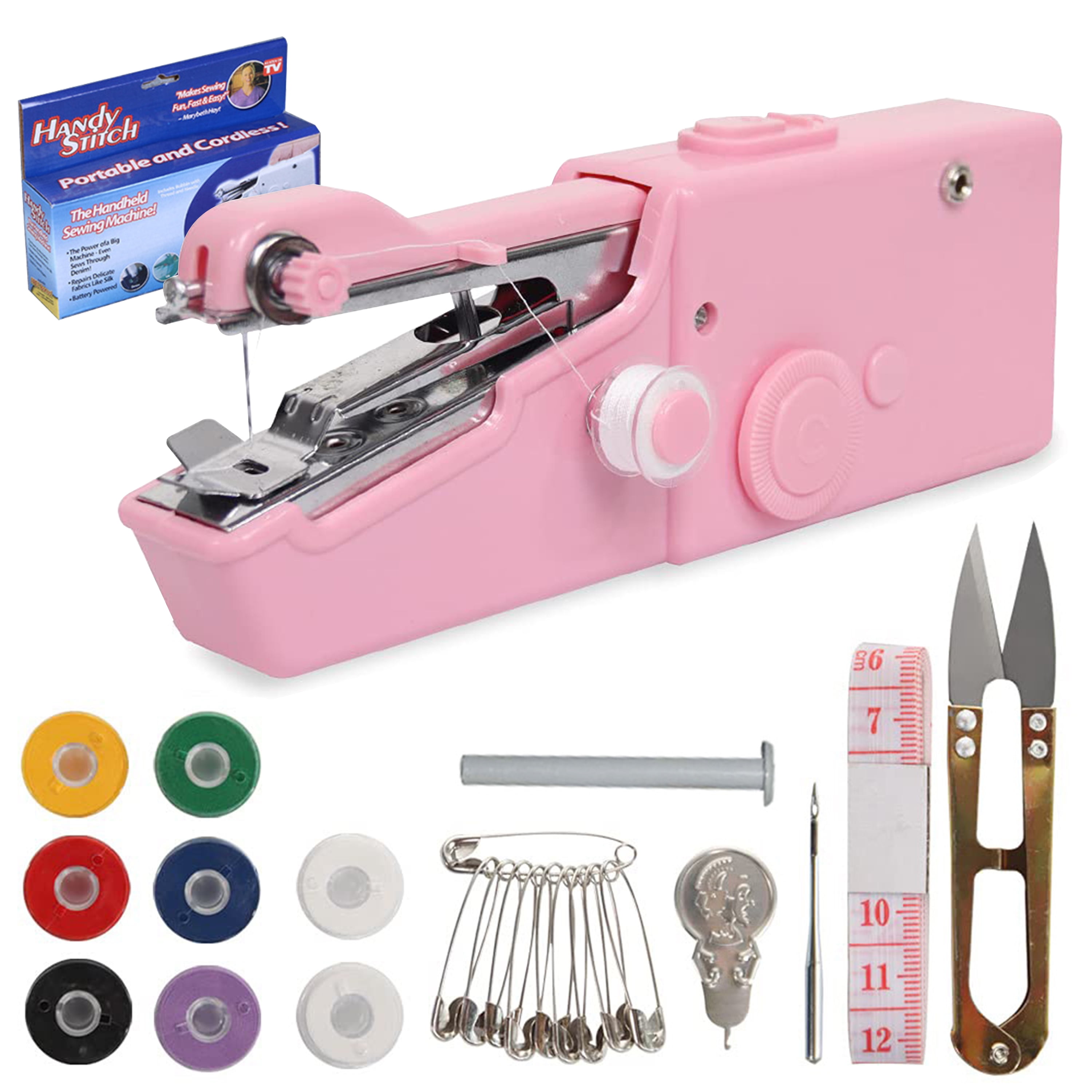 Handheld Sewing Machine, Hand Cordless Sewing Tool Mini Portable Sewing